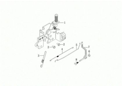 Palnca compl. MAX 53 TK ALLROAD ALUMINIUM (K805) EURO 5 Cortacésped