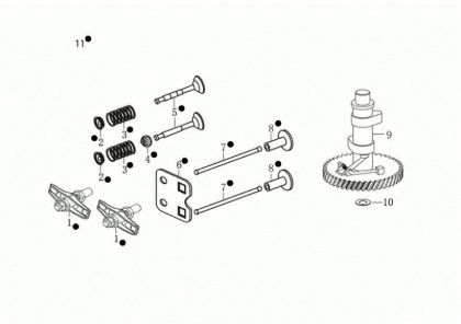 Kit valvula GV 53 TK ALL ROAD PLUS 4 (K805) EURO 5 Cortacesped