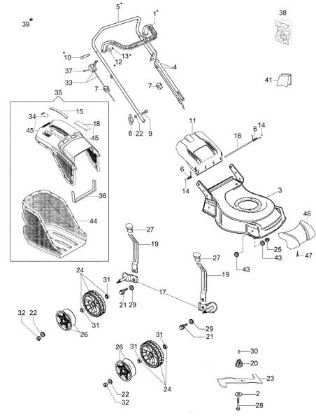 Despiece completo G 48 PBQ COMFORT PLUS EURO 5 Cortacesped