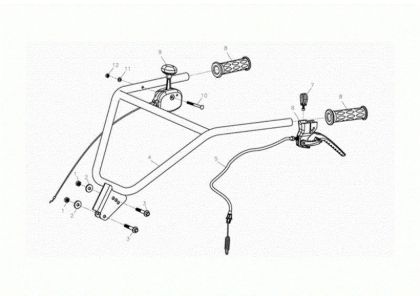 Manillar MH 155 K Motoazada