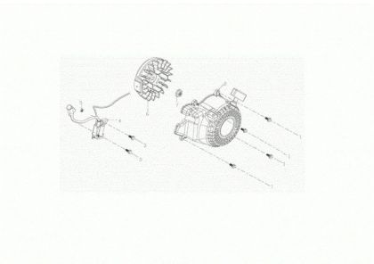 Arranque completo MH 155 K Motoazada