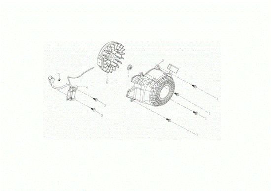 Arranque completo MH 155 K Motoazada