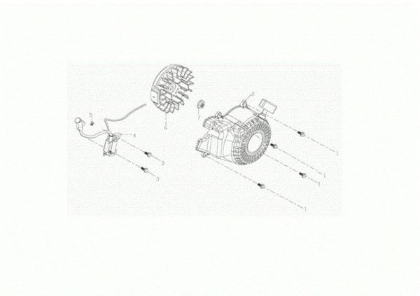 Arranque completo MH 155 K Motoazada