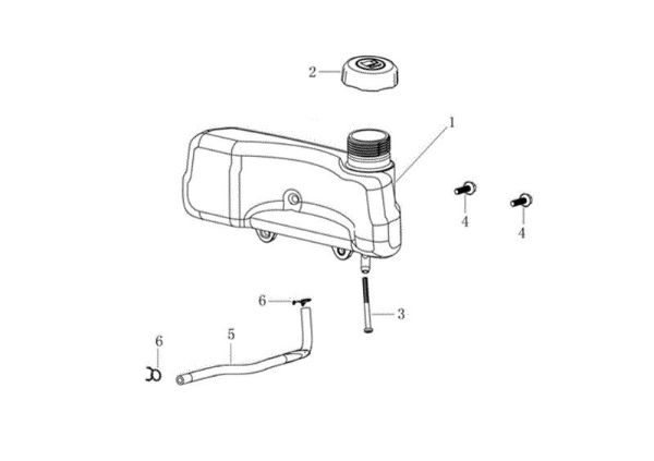Tanque G 53 TKE COMFORT PLUS (K655LI) EURO 5 Cortacesped