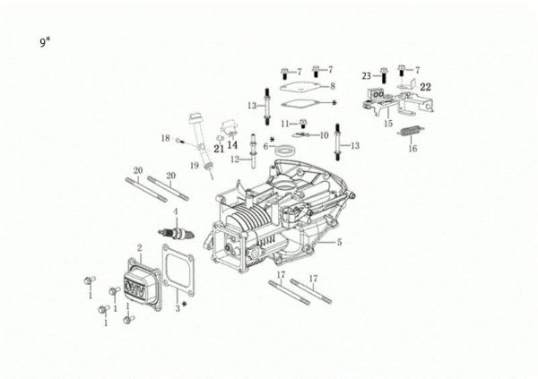 Carter motor GH 48 TK Cortacesped