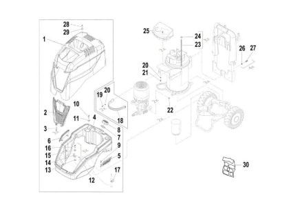 Carcasa PW 250 HC Hidrolimpiadora