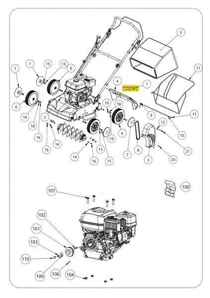 Bastidor SCA 38 R Aireador
