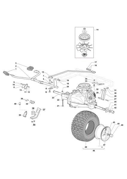 Transmisión OM 84/14,5 K H Cat. 2021 Tractor
