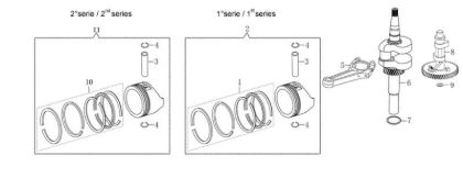 Ciguenal y piston G 44 TK COMFORT (K450) Cortacesped