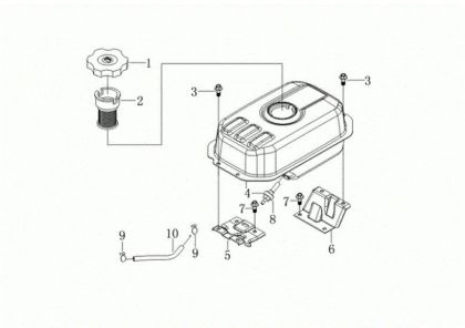 Tanque MOTORE K800 H (EURO 5) Motor K800 H (EURO 5)
