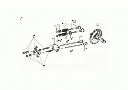 Valvula MOTORE K800 H (EURO 5) Motor K800 H (EURO 5)