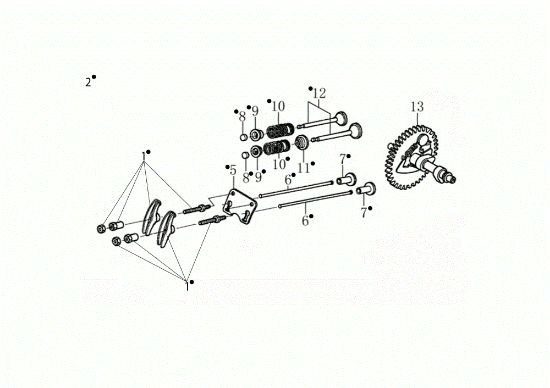 Valvula MOTORE K800 H (EURO 5) Motor K800 H (EURO 5)