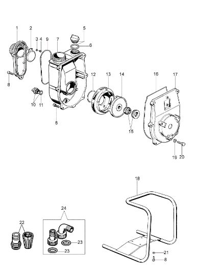 Bomba SA 45 TL Motobomba