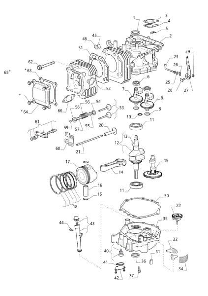 Grupo motor OM 103/16 K Cat. 2022 Tractor