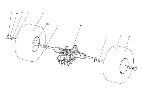 Eje posterior APACHE 92 4x4 EVO Cat.2022 Tractor