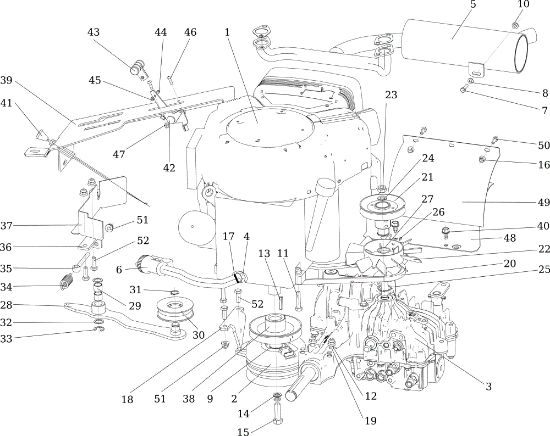 Motor APACHE 92 EVO 4x4 (K2400AVD V-Twin - EURO5) Cat.2022 Tractor