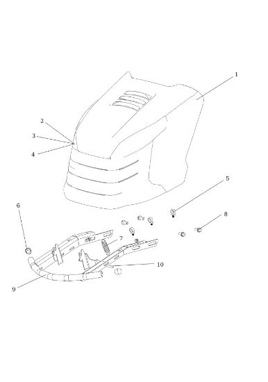 Carcasa (2/2) OM 106/24 KH (K2400AVD V-Twin - EURO5) Cat. 2022 Tractor