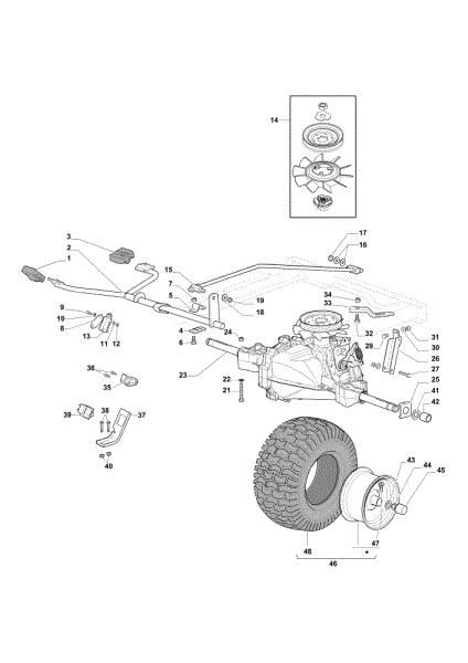 Transmisión OM 98L/14,5 K H Cat. 2023 Tractor