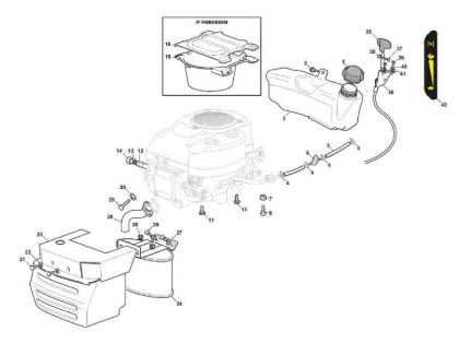 Tanque, escape y protecciones GLX 14-84G Tractor
