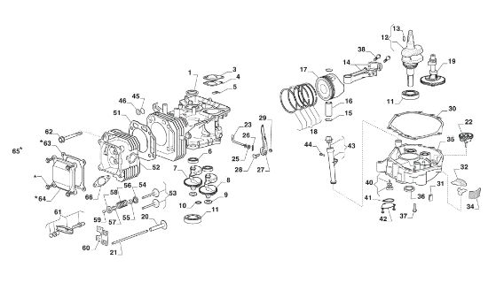 Grupo motor GLX 14-98HS Tractor