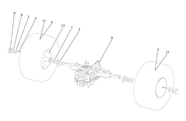 Eje posterior APACHE 92 EVO Cat.2023 Tractor