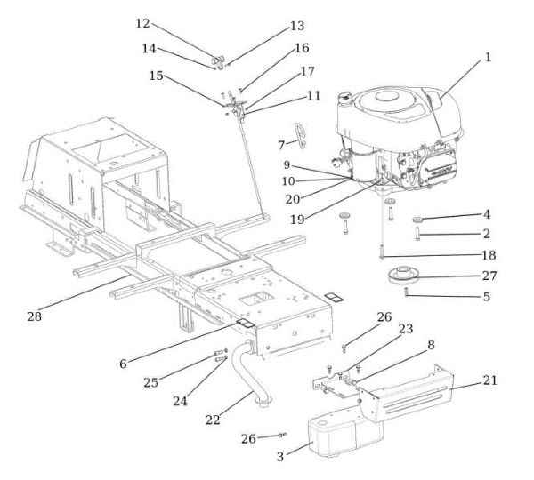 Motor OM 92/16KH (K1600AVD) Cat. 2023 Tractor