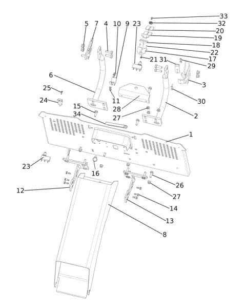 Kit recog.hierb OM 92/16H Cat.2023 Tractor