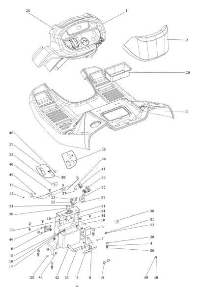 Salpicadero OM 106/16 KH (K1600AVD) Cat. 2023 Tractor
