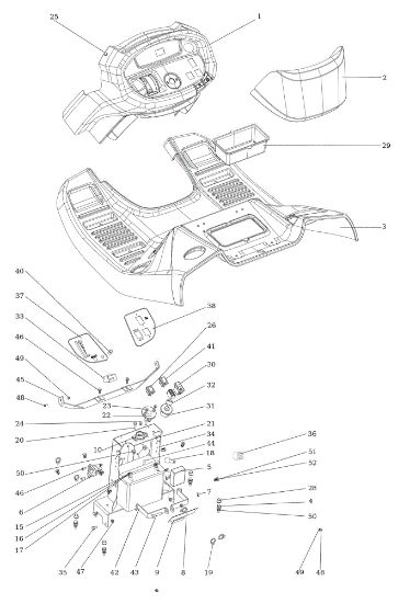 Salpicadero OM 106/24 KH (K2400AVD V-Twin) 4X4 Cat. 2023 Tractor