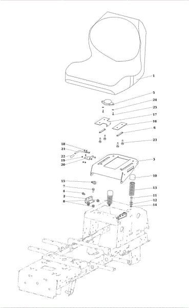 Carcasa (1/2) OM 106/22 H Cat. 2023 Tractor