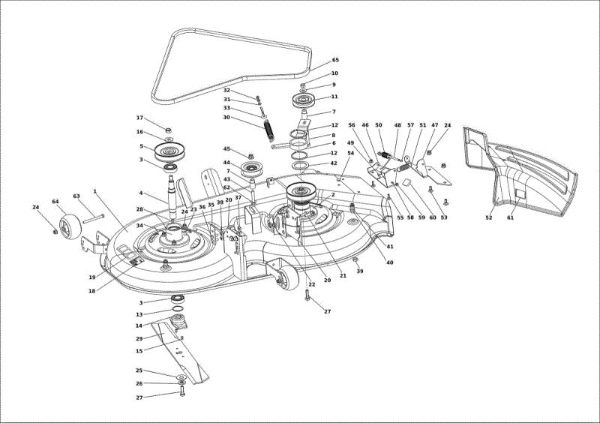 Plataforma de corte (1/2) OM 107 L/24 KH (K2400AVD V-Twin - EURO5) Cat. 2023 Tractor