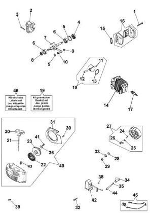 Motor 932 Motosierra
