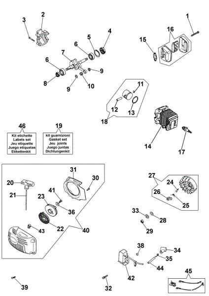 Motor 932 Motosierra