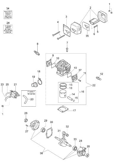 Motor 947 Motosierra