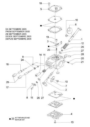 Carburador HDA-225 962 TTA Cortadora