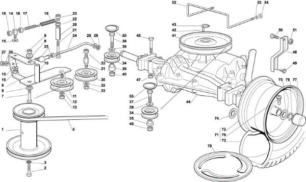 Transmisión OM 92C/13,5M Cat.2001 Tractor