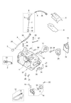 Carter motor 925 Motosierra