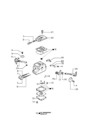 Carburador WT-781A 937 Motosierra