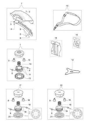 Accesorios SPARTA 42 S Desbrozadora