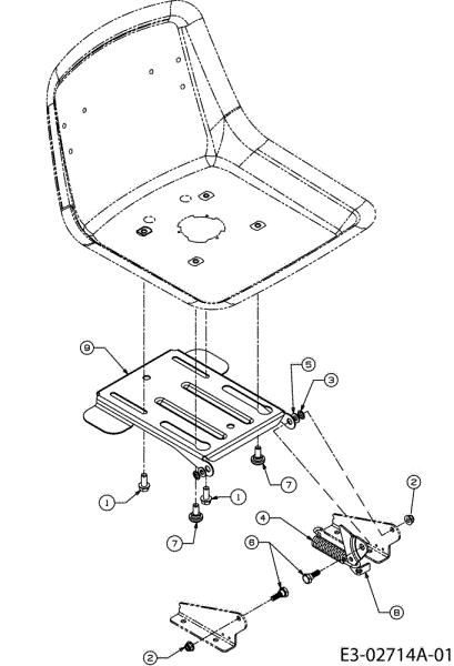 Asiento (1/2) POLO 97/13,5 T Cat.2006 Tractor