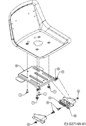 Asiento (1/2) POLO 108/17 H Tractor