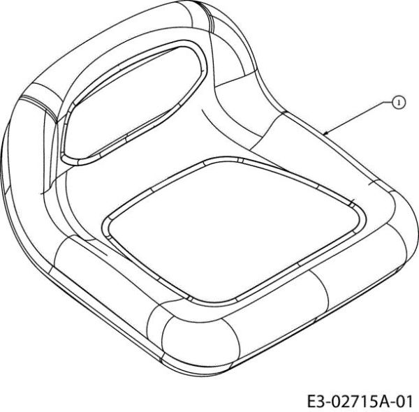 Asiento (2/2) POLO 108/15,5 H Cat.2006 Tractor