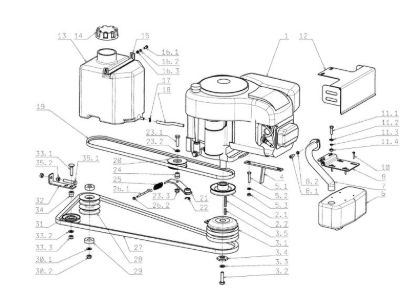Motor FRONT CUT 106/17,5 H Cat.2006 Tractor