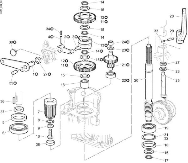 Engranaies MH 200 Motoazada