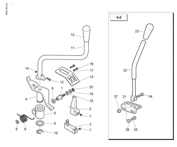 Selector CR 550 H (Export) Minitransportador