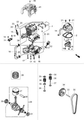 Motor BC 360 4T Desbrozadora