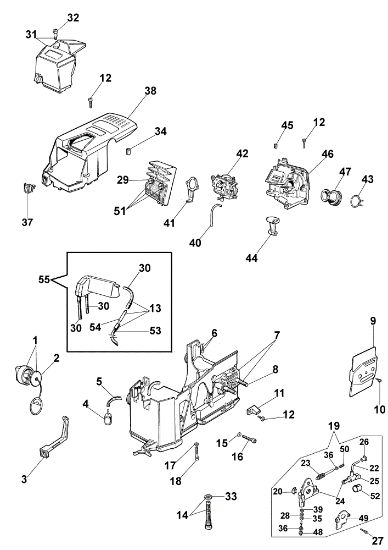 Carter motor 942 Motosierra