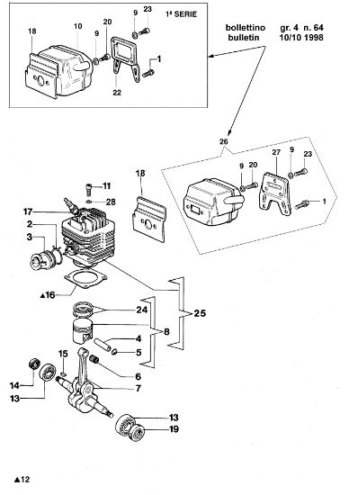 Motor 980 Motosierra