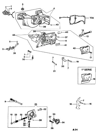 Carter motor 980 Motosierra