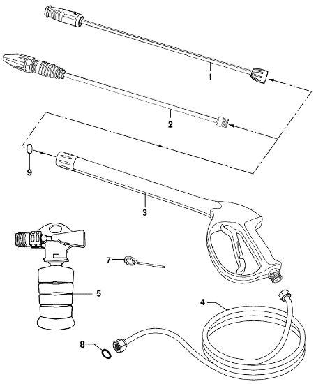 Accesorios PW 155 Hidrolimpiadora